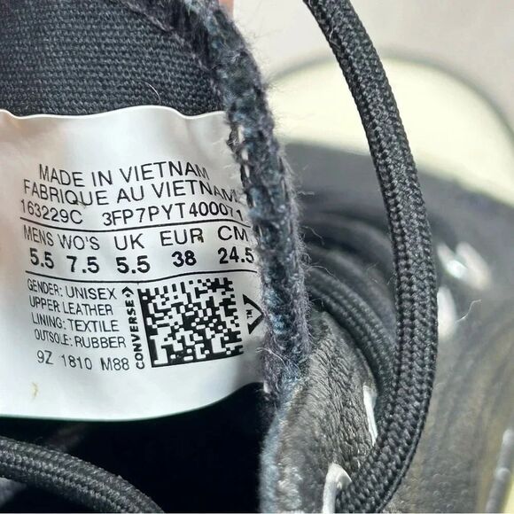 Converse Chuck Taylor All Star 70 Gore-Tex GTX Black Sneaker Women’s Size 7.5 - Picture 9 of 10